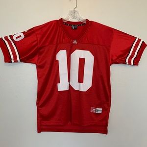 Ohio State stitched Jersey Red Large